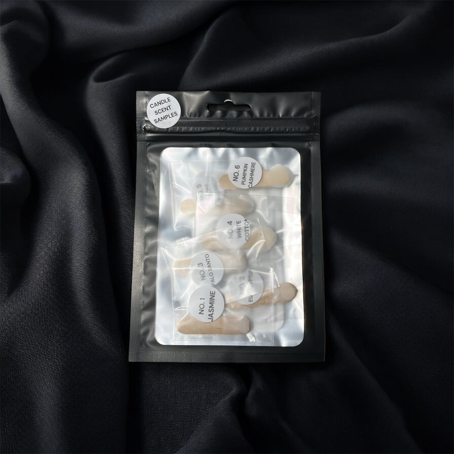 Candle scent samples